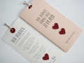 Hochzeitskarte rosa / Wedding Invitation rose