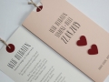 Hochzeitskarte LOFTY rosa mit Texteinlage