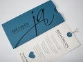 Hochzeitskarte blau