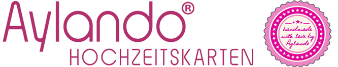 Aylando Hochzeitskarten I Handgefertigte und personalisierte Einladungskarten zu Ihrer Hochzeit